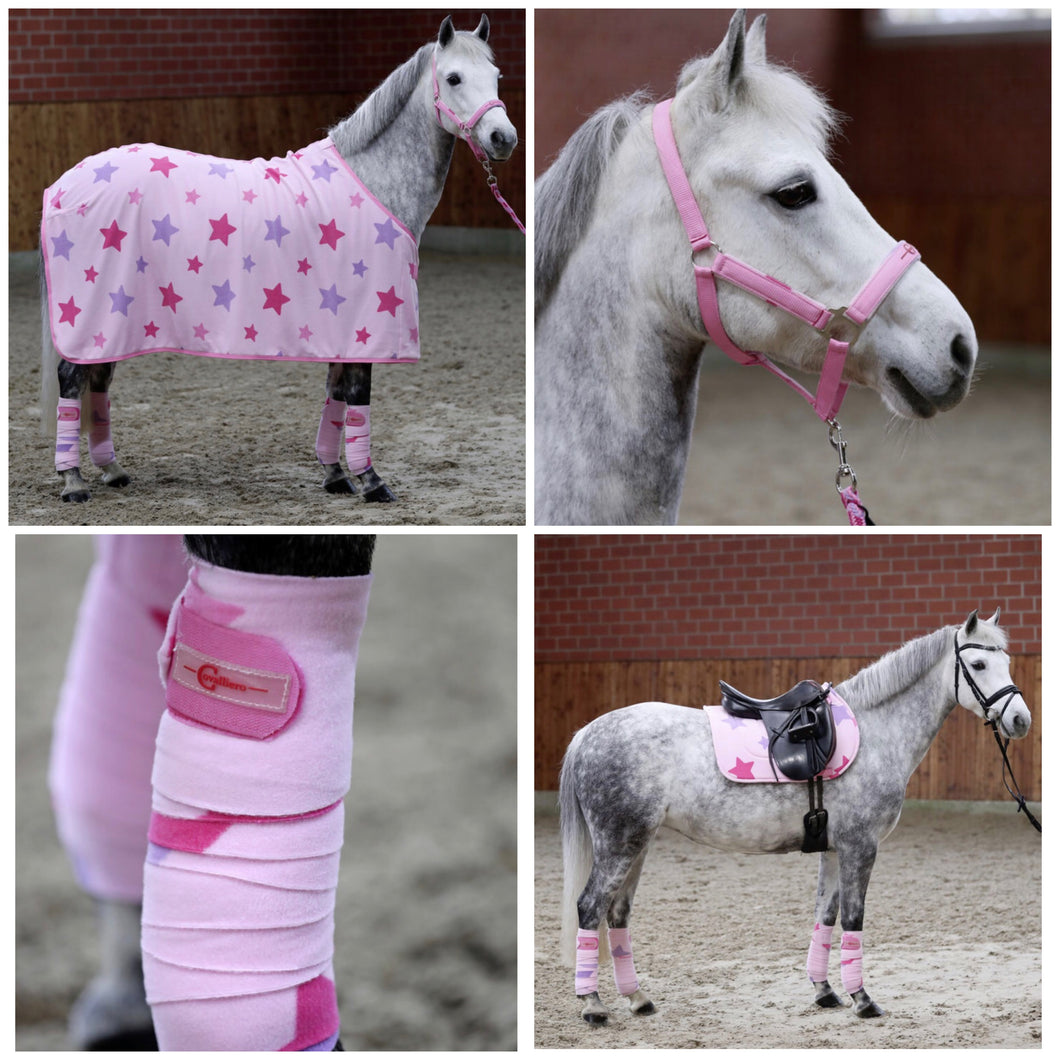 Lilli pink stars pony set